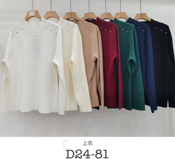 Swetry damskie Roz Standard,  Mix Kolor  Paczka 10 szt